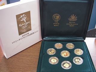 2000年シドニーオリンピック公式記念コイン 金貨 記念硬貨 高価買取 