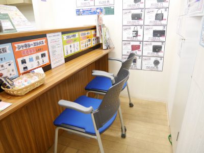 トーカイ ラクセーヌ店 査定室