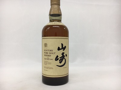 山崎12年750ml.    木箱あり