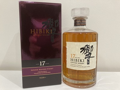 サントリー 響17年 お買取りしました 北大路ビブレ2階 金 プラチナ ブランド品の高価買取 京都no 1のトーカイ