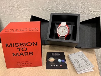 オメガ  スウォッチ コラボ スピードマスター MISSION TO MARS