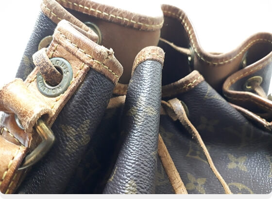 ルイ・ヴィトン取手のヒビ割れ