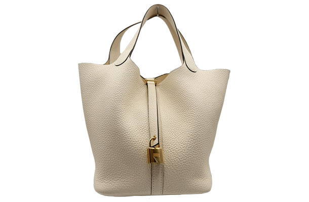 エルメスエルメス　ピコタンロック18 PM トリヨンクレマンス  ゴールド金具